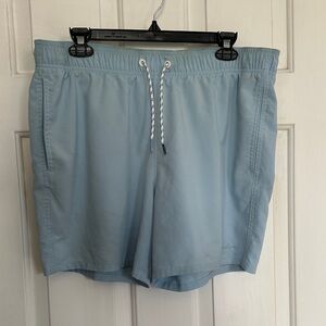 Men’s Hollister light blue swimming trunks size large